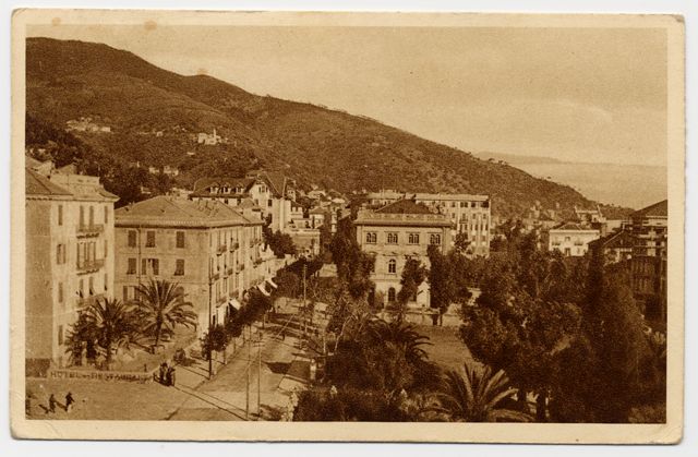 FFC016113 Alassio - Viale Hanbury e giardini