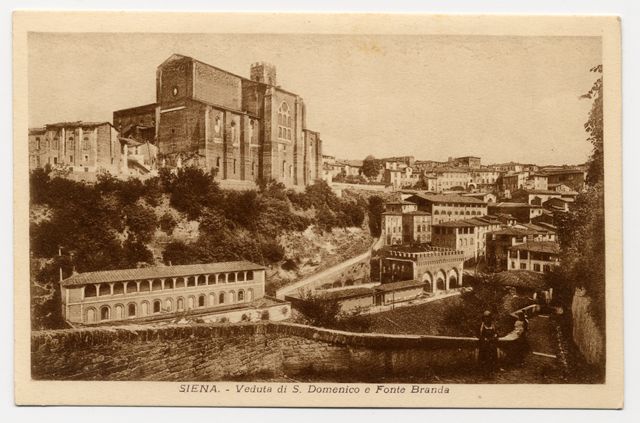 FFC019532 Siena - Veduta di S. Domenico e Fontebranda