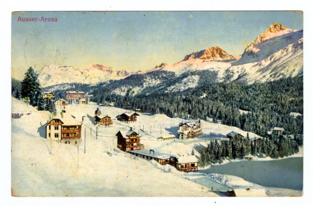 FFC037689 AUSSER-AROSA VEDUTA PANORAMICA