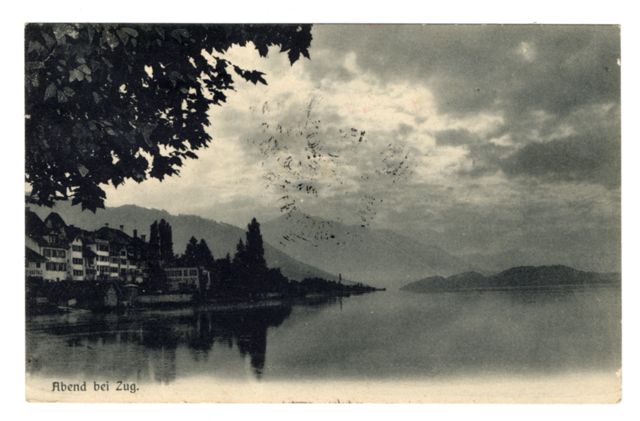 FFC037697 ABEND BEI ZUG  VEDUTA PANORAMICA