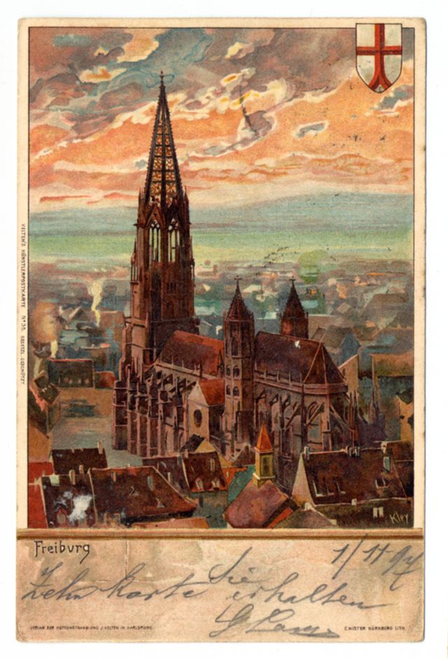 FFC037832 FREIBURG VEDUTA PANORAMICA