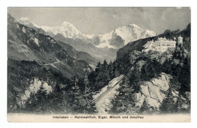 FFC037965 INTERLAKEN - HEIMWEHFLUH EIGER MONCH UND JUNGFR...