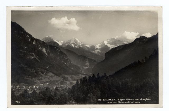 FFC037969 INTERLAKEN - JUNGFRAU  VEDUTA DEL MONTE JUNGFRAU