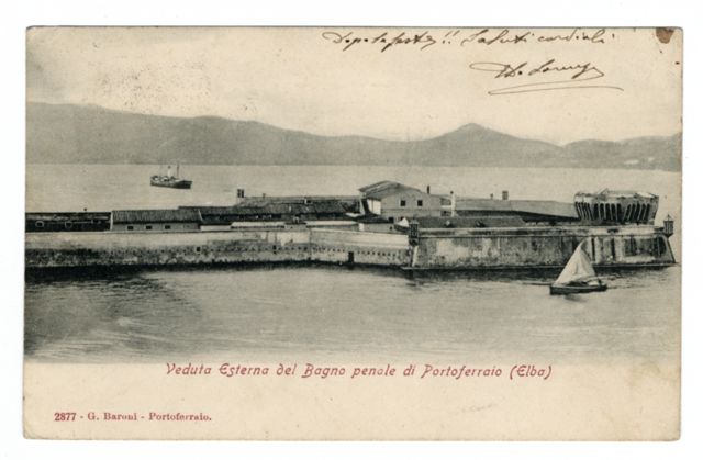 FFC038765 VEDUTA ESTERNA DEL BAGNO PENALE DI PORTOFERAIO