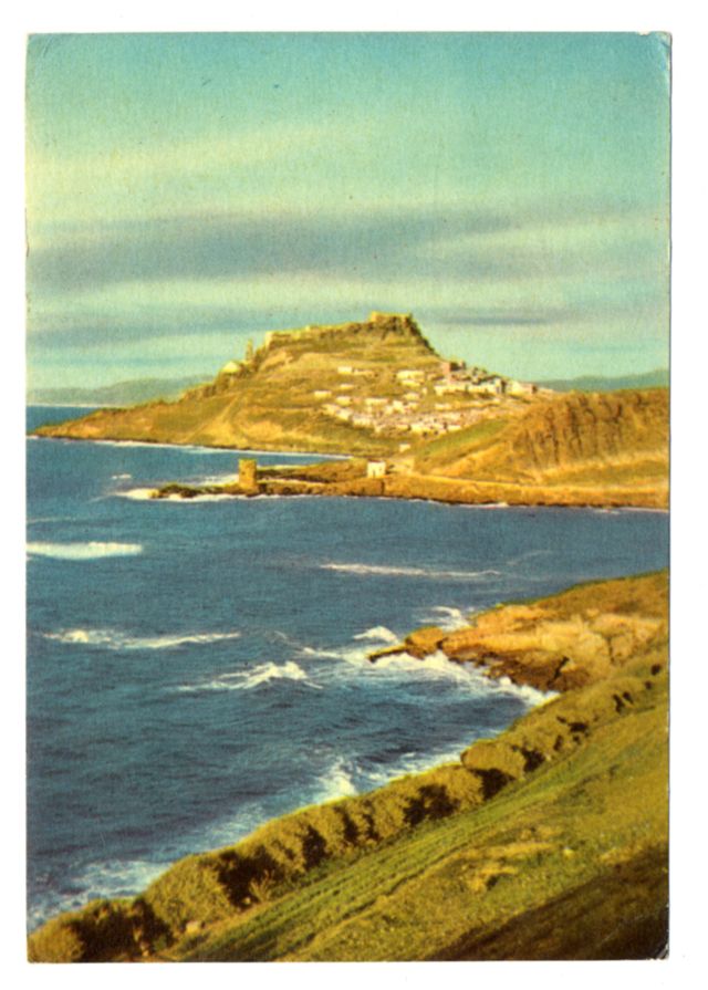 FFC038851 CASTELSARDO UNA VEDUTA PANORAMICA DELLA COSTA