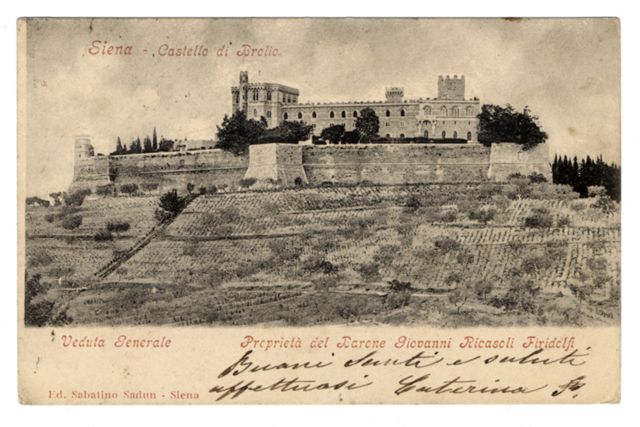 FFC039910 SIENA- CASTELLO DI BROLIO- Veduta GENERALE- PRO...