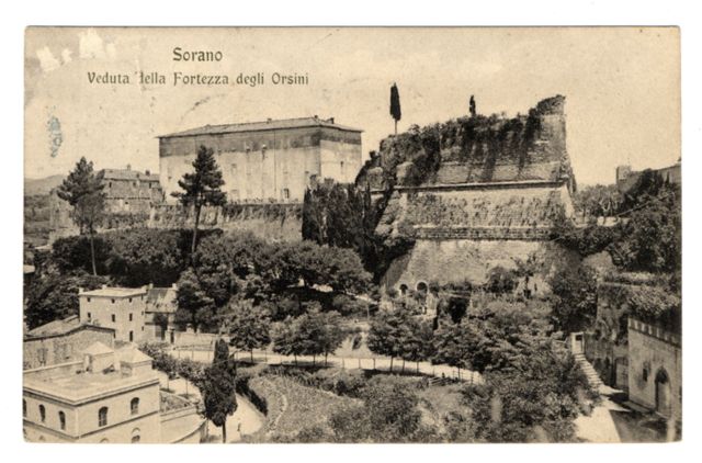 FFC040052 Sorano- Veduta della fortezza degli Orsini