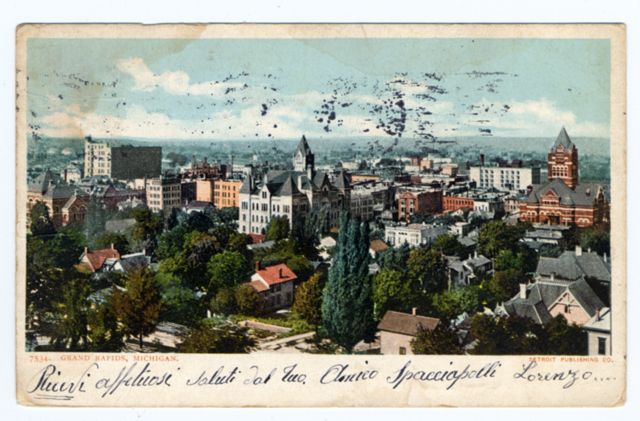 FFC041116 GRAND RAPIDS, MICHIGAN VEDUTA PANORAMICA