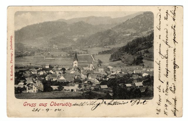 FFC041265 GRUSS AUS OBERWOLZ VEDUTA PANORAMICA