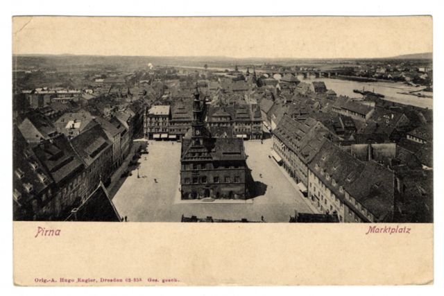 FFC041292 PIRNA - MARKTPLATZ VEDUTA PANORAMICA