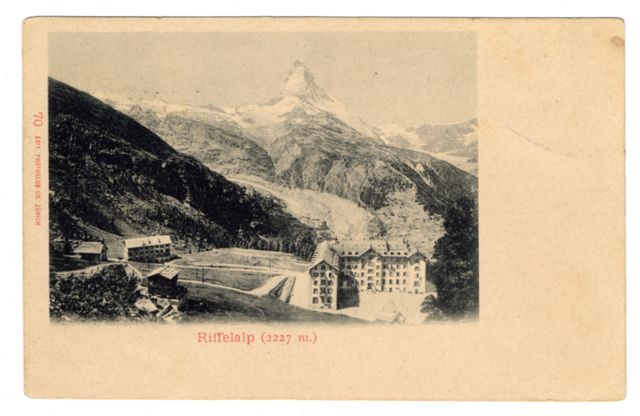 FFC041333 RIFFELALP (2227 M.) VEDUTA PANORAMICA E SULLO S...