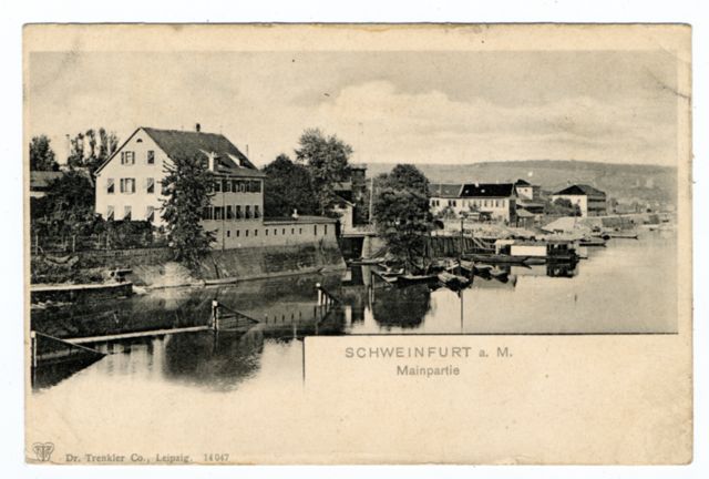 FFC041486 SCHWEINFURT A.M. MAINPARTIE VEDUTA PANORAMICA D...