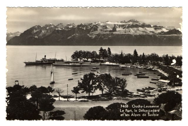 FFC041645 OUCHY-LAUSANNE - LE PORT, LE DEBARCADERE ET LES...