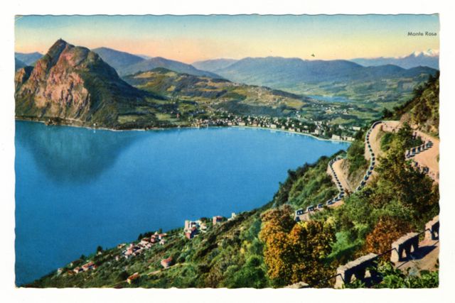 FFC041668 LUGANO - MONTE S. SALVATORE E MONTE ROSA VEDUT...