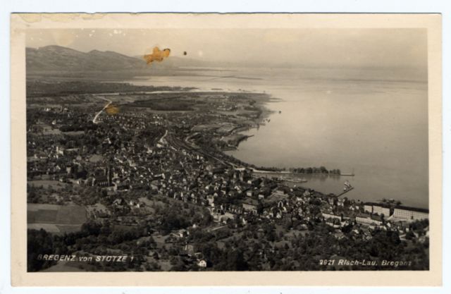 FFC041746 BREGENZ VON STOTZE VEDUTA PANORAMICA