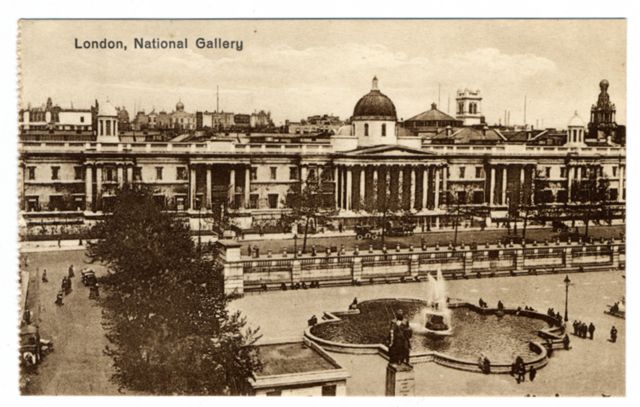 FFC041913 LONDON, NATIONAL GALLERY UNA VEDUTA ESTERNA DEL...