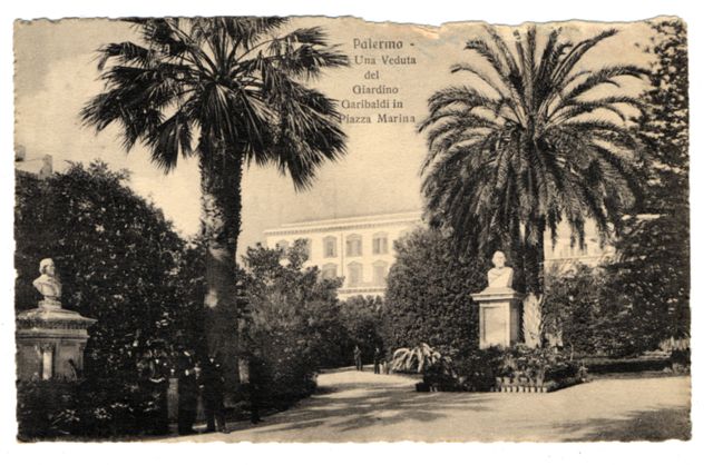 FFC044835 Palermo - Una veduta del giardino Garibaldi in ...
