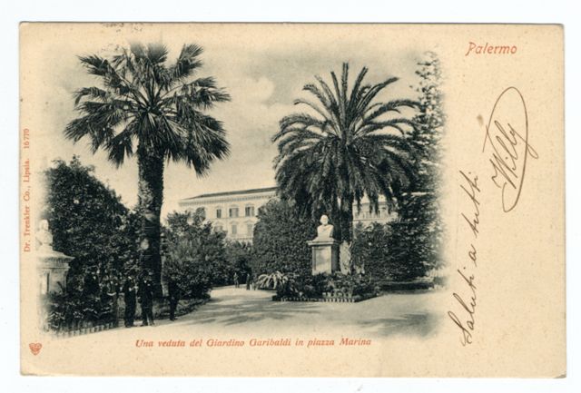 FFC044840 Palermo - Una veduta del giardino Garibaldi in ...