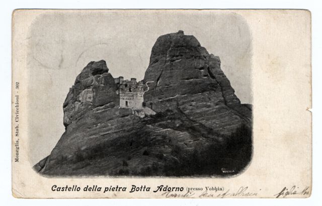 FFC045747 CASTELLO DELLA PIETRA BOTTA ADORNO PRESSO VOBBIA