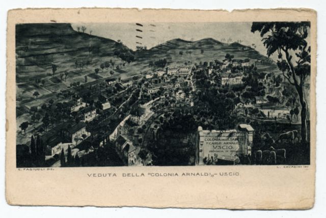 FFC046599 Uscio - Veduta della colonia Arnaldi